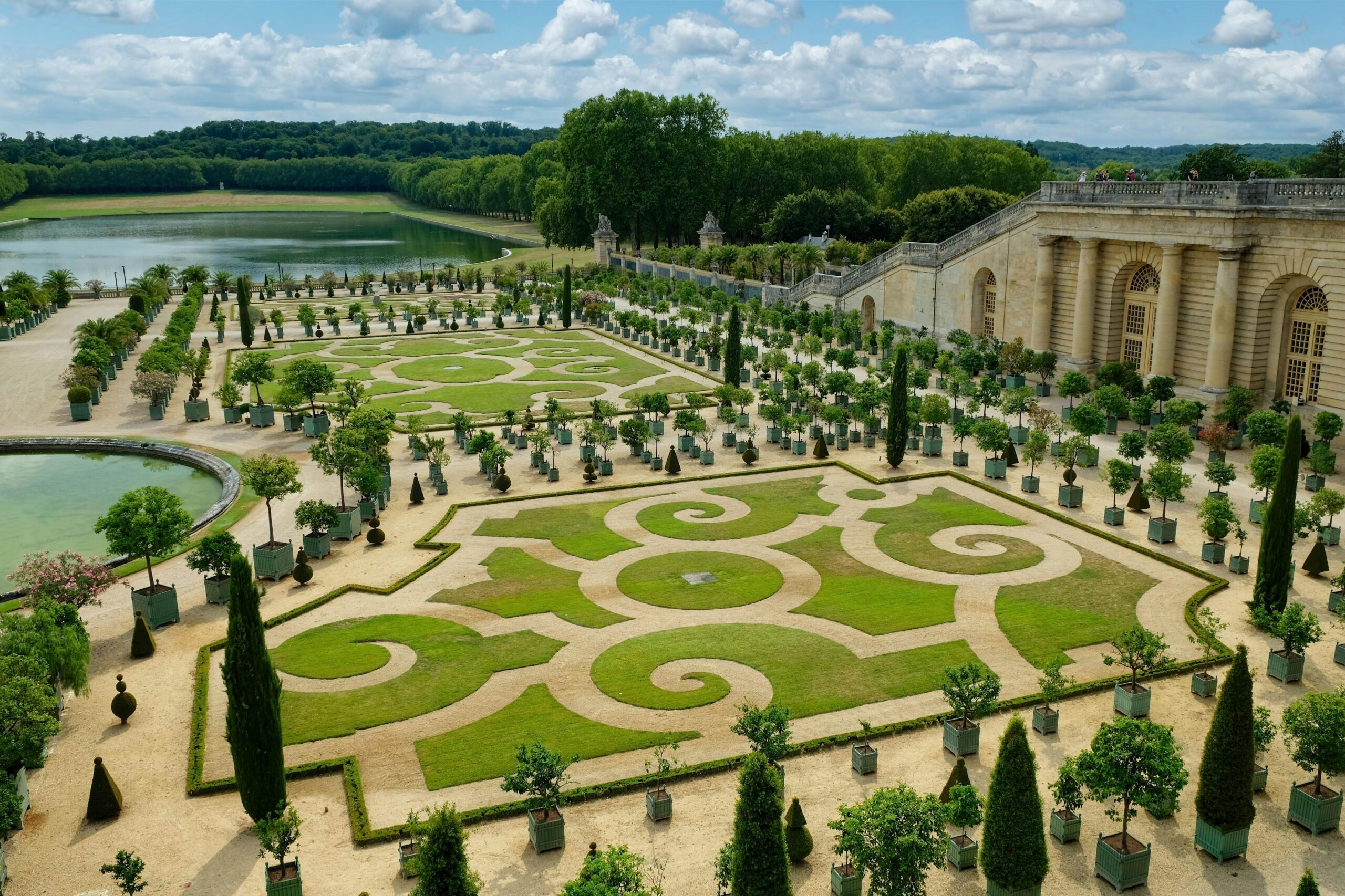 Plan du domaine de Versailles et itinéraires pédestres